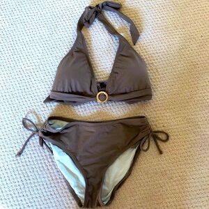 Swim Systems taupe brown bikini